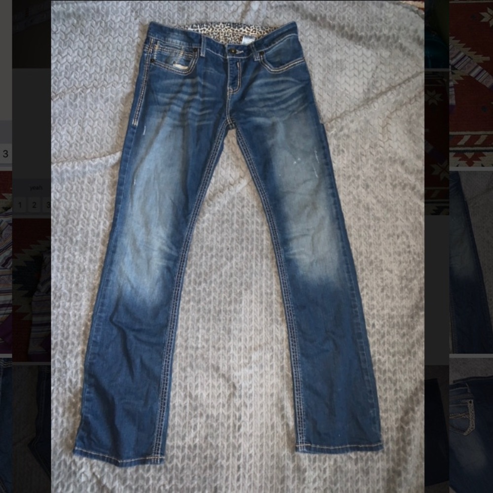 cruel girl bootcut stretchy jeans s-9 long